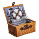 Кошик для пікніка Yiwu на 4 персони 42 х 28 х 20 см із термосумкою