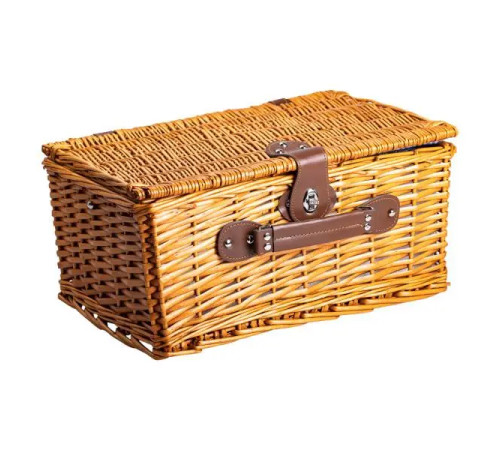 Кошик для пікніка Yiwu на 4 персони 42 х 28 х 20 см із термосумкою
