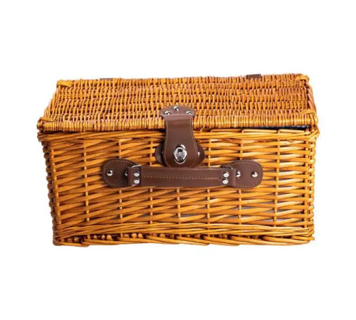 Кошик для пікніка Yiwu на 4 персони 42 х 28 х 20 см із термосумкою