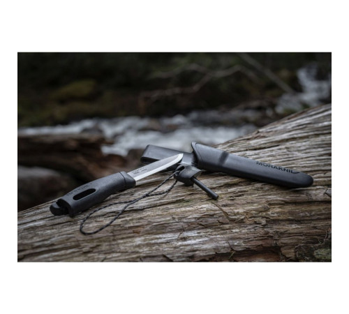 Ніж туристичний 2в1 Morakniv Companion Spark (S) - жовтий Ніж туристичний 2в1 Morakniv Companion Spark (S) - жовтий