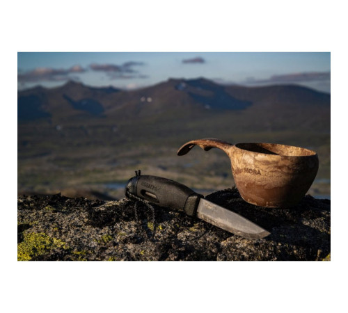 Ніж туристичний 2в1 Morakniv Companion Spark (S) - жовтий Ніж туристичний 2в1 Morakniv Companion Spark (S) - жовтий