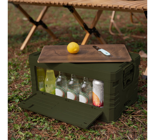 Ящик складаний 2в1 NILS CAMP NCB4002 32 л, зелений