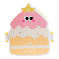 Ланч-бокс дитячий TS Kitchen зі столовими приладами Cake 20 х 18 х 8 см, різнокольоровий