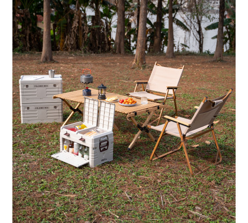 Ящик складаний NILS CAMP NCB4003 42 л, бежевий