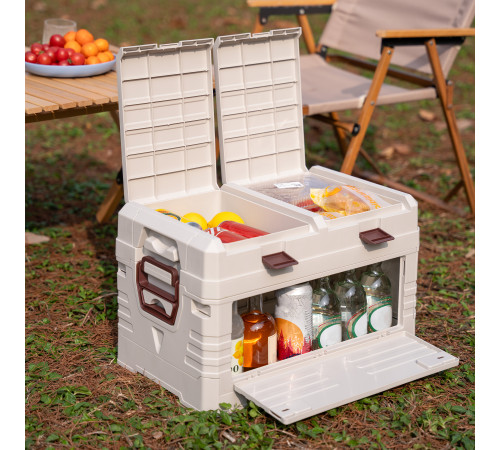 Ящик складаний NILS CAMP NCB4003 42 л, бежевий