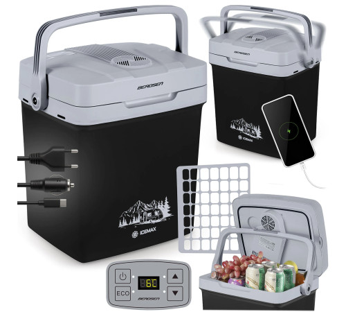 Холодильник туристичний Berdsen Icemax 26 л чорний