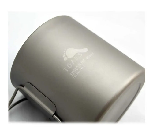 Кружка Toaks Titanium 450 мл Double Wall Cup Кружка Toaks Titanium 450 мл Double Wall Cup