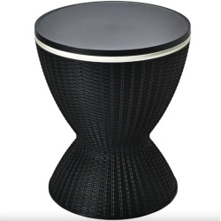 Стіл-холодильник Costway Curver, 30 л чорний