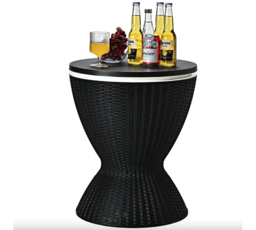 Стіл-холодильник Costway Curver, 30 л чорний