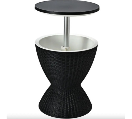 Стіл-холодильник Costway Curver, 30 л чорний