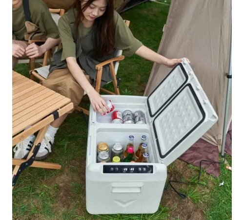 Холодильник двокамерний Mobi Garden NX23669002 22 л, білий