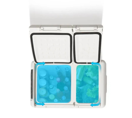 Холодильник двокамерний Mobi Garden NX23669002 22 л, білий