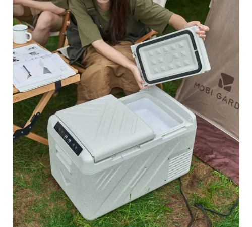 Холодильник двокамерний Mobi Garden NX23669002 22 л, білий