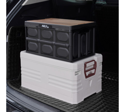 Ящик складаний 2в1 NILS CAMP NCB4005 20 л, чорний