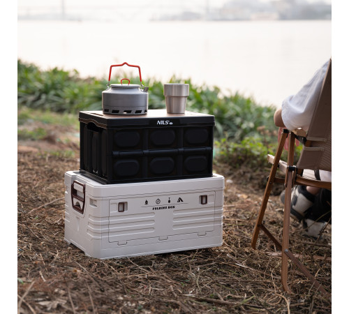 Ящик складаний 2в1 NILS CAMP NCB4005 20 л, чорний