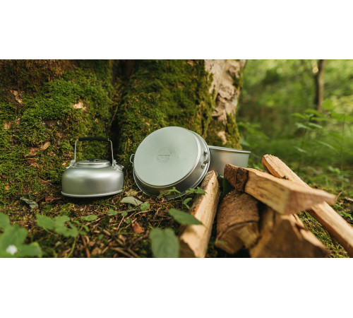 Набір туристичного посуду Easy Camp Adventure Cook Set M Silver (580038) Набір туристичного посуду Easy Camp Adventure Cook Set M Silver (580038)