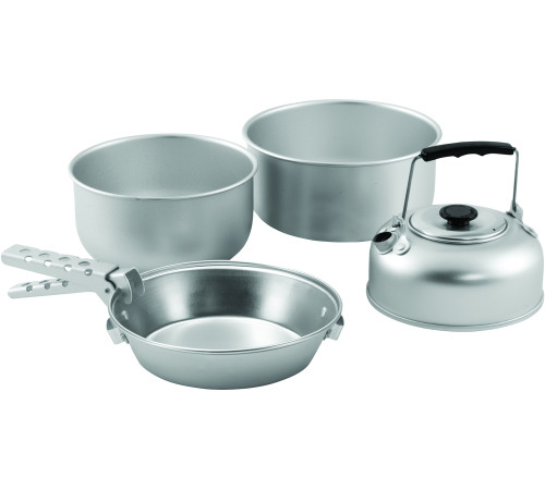 Набір туристичного посуду Easy Camp Adventure Cook Set L Silver (580039) Набір туристичного посуду Easy Camp Adventure Cook Set L Silver (580039)
