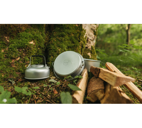 Набір туристичного посуду Easy Camp Adventure Cook Set L Silver (580039) Набір туристичного посуду Easy Camp Adventure Cook Set L Silver (580039)