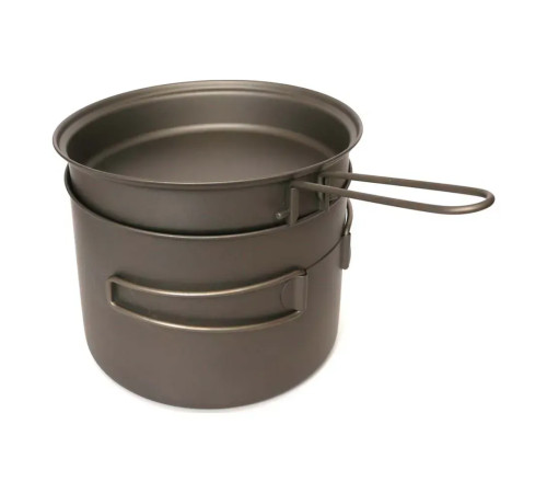 Набір посуду каструля + пательня Toaks Titanium 1600 мл Pot with Pan Набір посуду каструля + пательня Toaks Titanium 1600 мл Pot with Pan