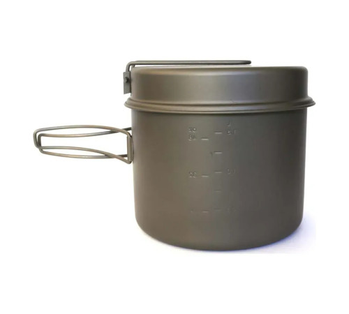 Набір посуду каструля + пательня Toaks Titanium 1600 мл Pot with Pan Набір посуду каструля + пательня Toaks Titanium 1600 мл Pot with Pan