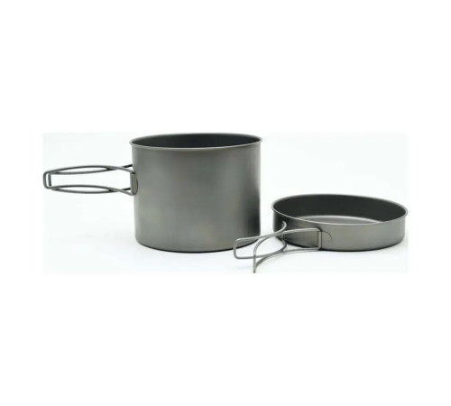 Набір посуду каструля + пательня Toaks Titanium 1300 мл Pot with Pan Набір посуду каструля + пательня Toaks Titanium 1300 мл Pot with Pan