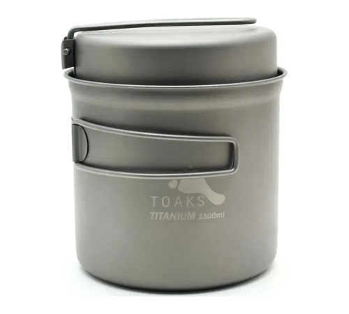 Набір посуду каструля + пательня Toaks Titanium 1100 мл Pot with Pan Набір посуду каструля + пательня Toaks Titanium 1100 мл Pot with Pan