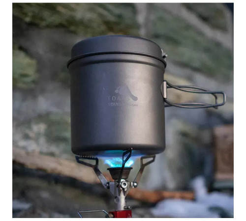 Набір посуду каструля + пательня Toaks Titanium 1100 мл Pot with Pan Набір посуду каструля + пательня Toaks Titanium 1100 мл Pot with Pan