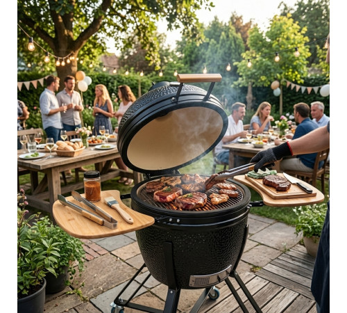 Гриль Kamado керамічний inSPORTline Pyrexo 24”
