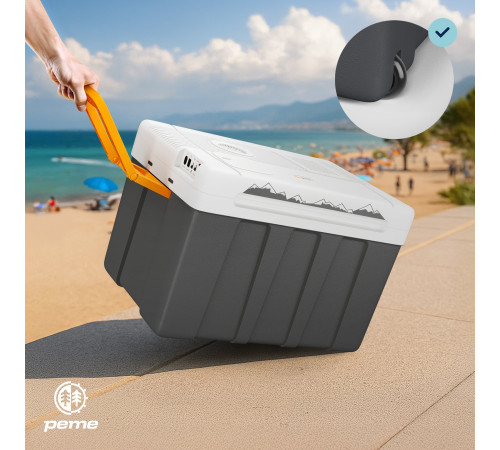 Дорожній холодильник Peme Essential Adventure Orange 50, 46,5 л сірий