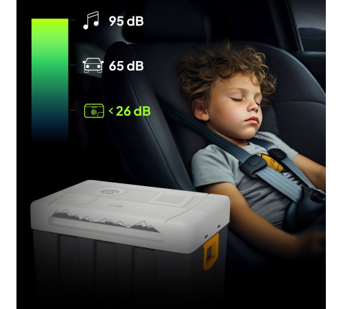 Дорожній холодильник Peme Essential Adventure Orange 50, 46,5 л сірий