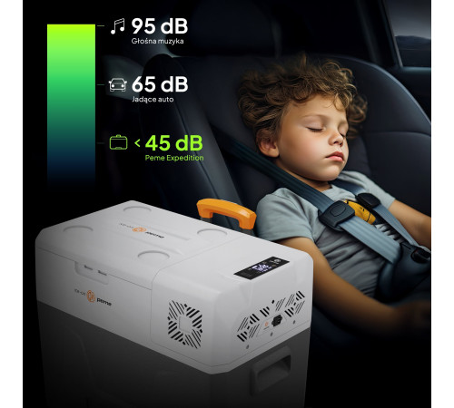 Дорожній холодильник Peme Essential Adventure Orange 40, 39 л сірий