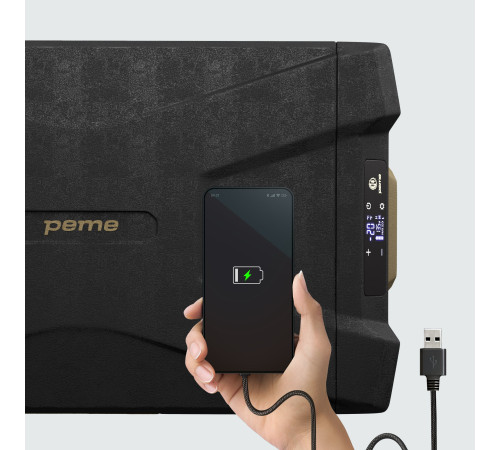 Дорожній холодильник Peme Quest Storm Sand 40, 35,3 л коричневий