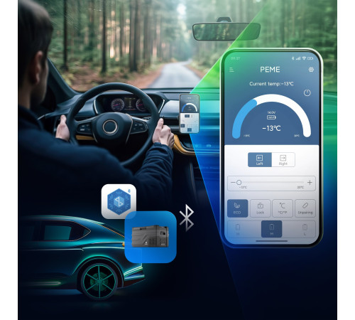 Дорожній холодильник Peme Quest Dark Sky 30, 26,8 л сірий