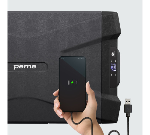 Дорожній холодильник Peme Quest Dark Sky 30, 26,8 л сірий