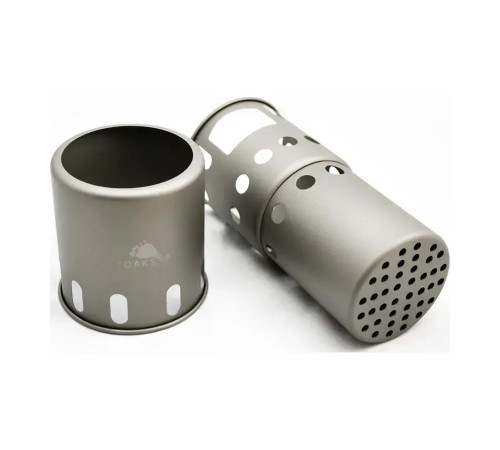 Дров'яна піч Toaks Titanium Backpacking Wood Burning Stove Small Дров'яна піч Toaks Titanium Backpacking Wood Burning Stove Small
