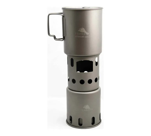 Дров'яна піч Toaks Titanium Backpacking Wood Burning Stove Small Дров'яна піч Toaks Titanium Backpacking Wood Burning Stove Small