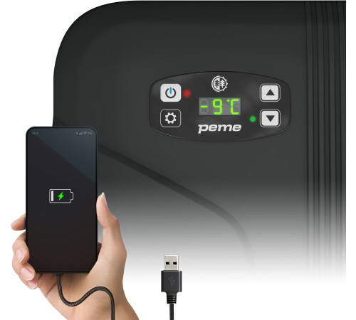 Дорожній холодильник Peme Essential 27, 23 л чорний