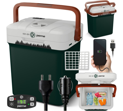Дорожній холодильник Peme Essential 27, 23 л коричневий