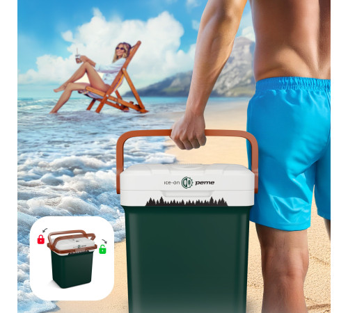 Дорожній холодильник Peme Essential 27, 23 л коричневий
