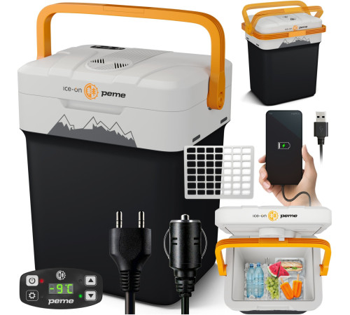 Дорожній холодильник Peme Essential 32, 26 л помаранчевий