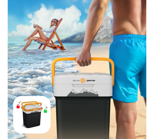 Дорожній холодильник Peme Essential 32, 26 л помаранчевий