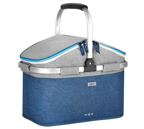 Термосумка NILS CAMP NC2901 35 л, синьо-сіра