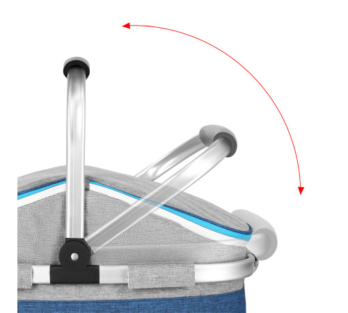 Термосумка NILS CAMP NC2901 35 л, синьо-сіра