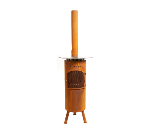 Гриль-камін садовий BONFEU BONGIANO LP, кортенова сталь