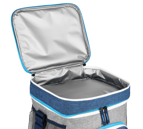 Термосумка NILS NC2902 15 л, синьо-сіра