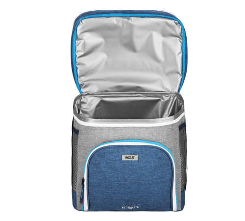 Термосумка NILS NC2902 15 л, синьо-сіра