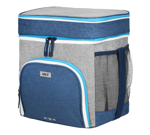Термосумка NILS NC2902 15 л, синьо-сіра