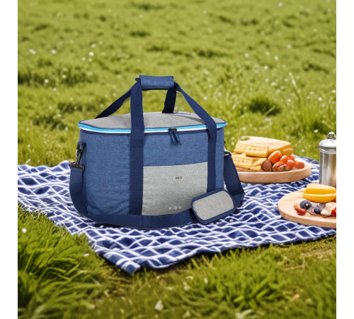 Термосумка NILS CAMP NC2903 32 л, синьо-сіра