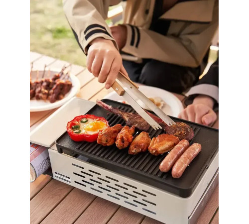 Набір для барбекю Mobi Garden NX23666006 4 предмети, сірий