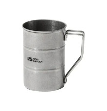Чашка Mobi Garden Barrel Mug NX21666063 350 мл, срібляста